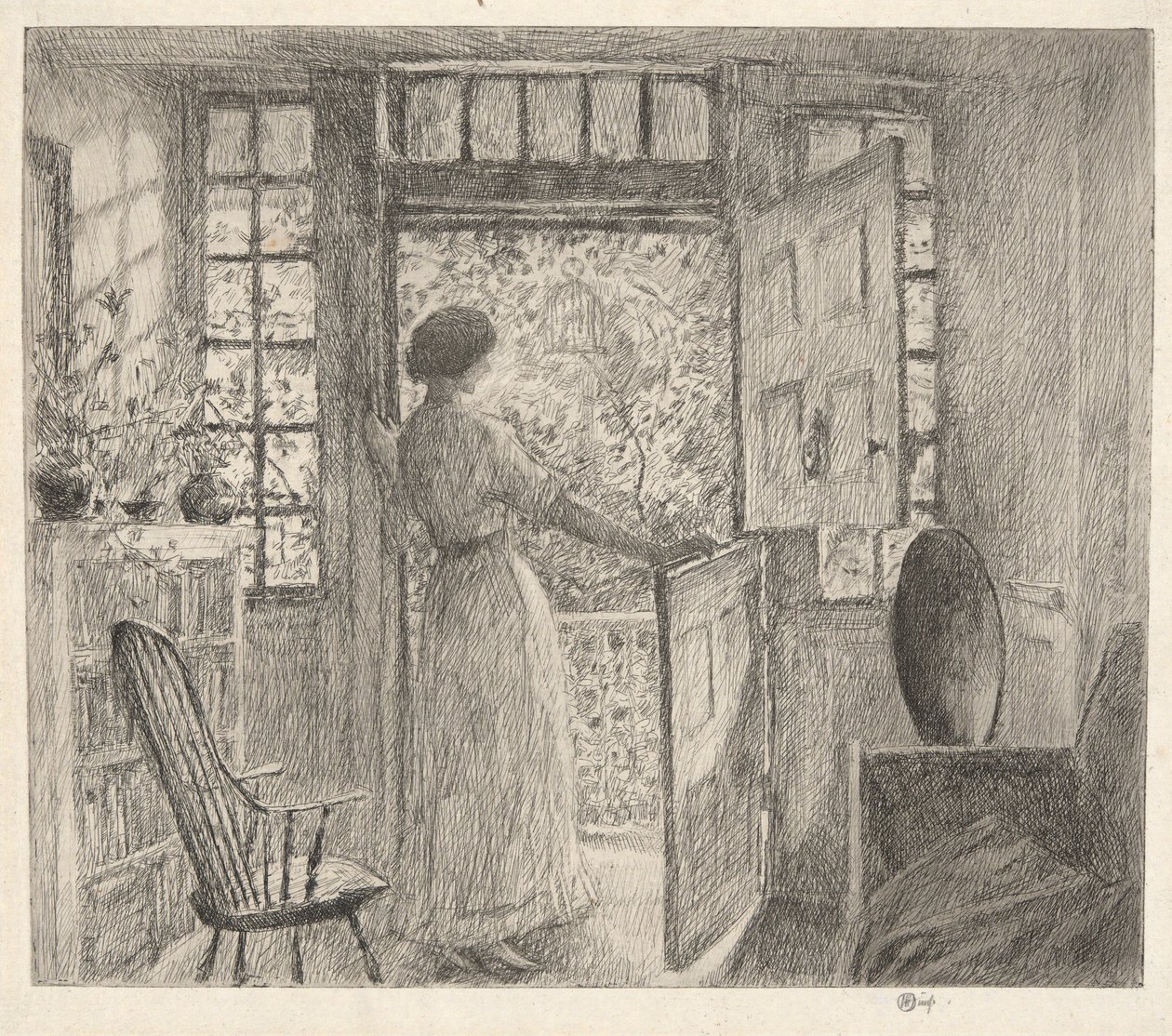 Hollantilainen ovi tekijältä Childe Hassam
