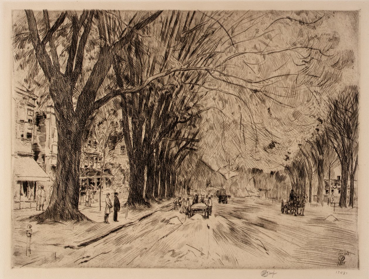 Easthampton Elms toukokuussa tekijältä Childe Hassam