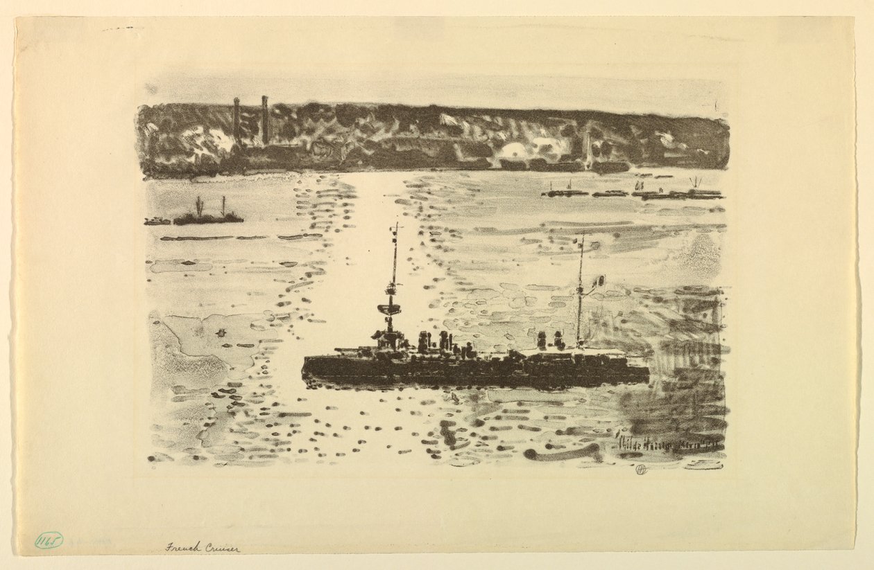 Ranskalainen risteilijä tekijältä Childe Hassam