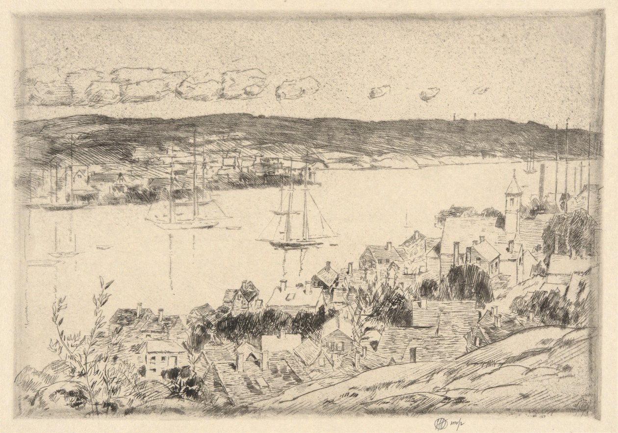 Gloucester tekijältä Childe Hassam