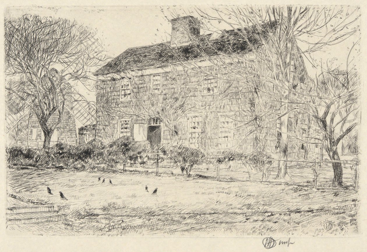Home Sweet Home, nro 2, Easthampton, 1923 tekijältä Childe Hassam
