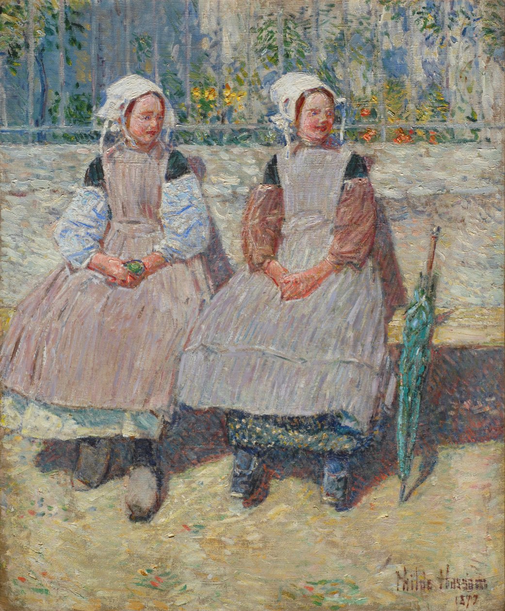 Auringonvalossa tekijältä Childe Hassam