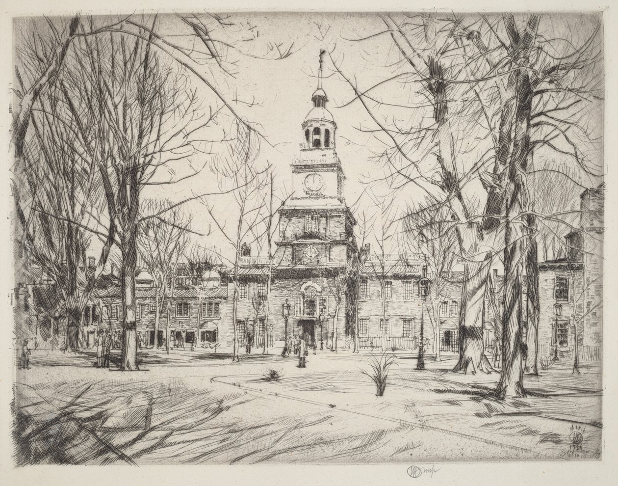 Independence Hall tekijältä Childe Hassam