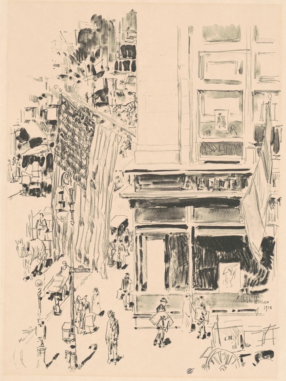 Lafayette Street tekijältä Childe Hassam