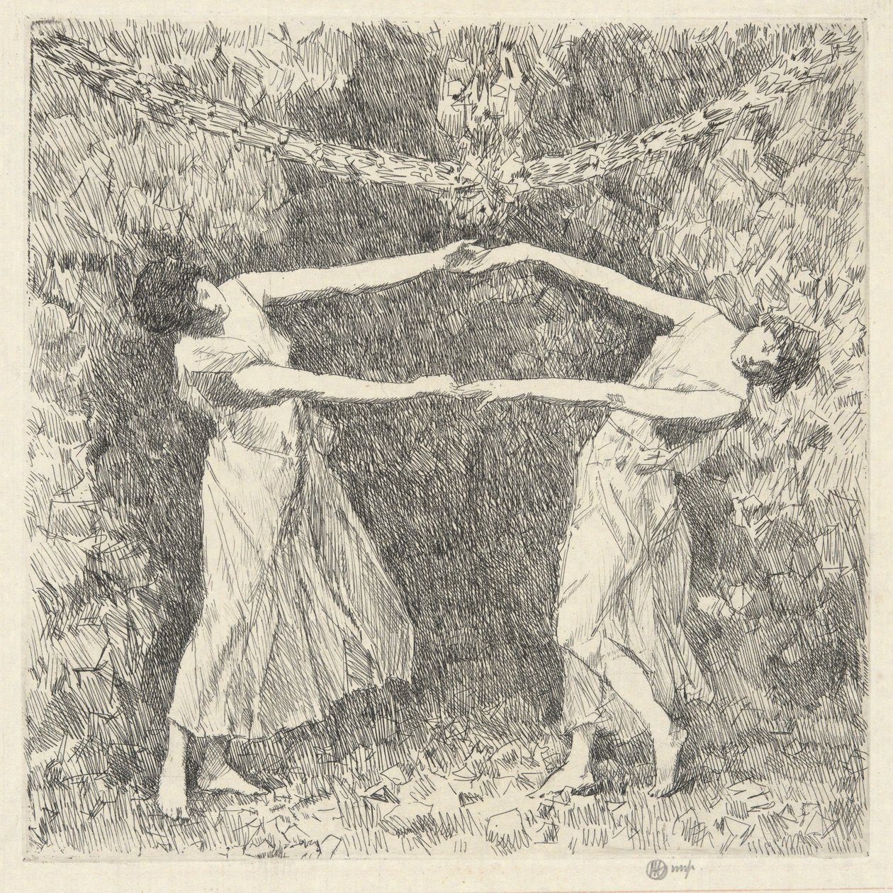 Laurel Dance tekijältä Childe Hassam