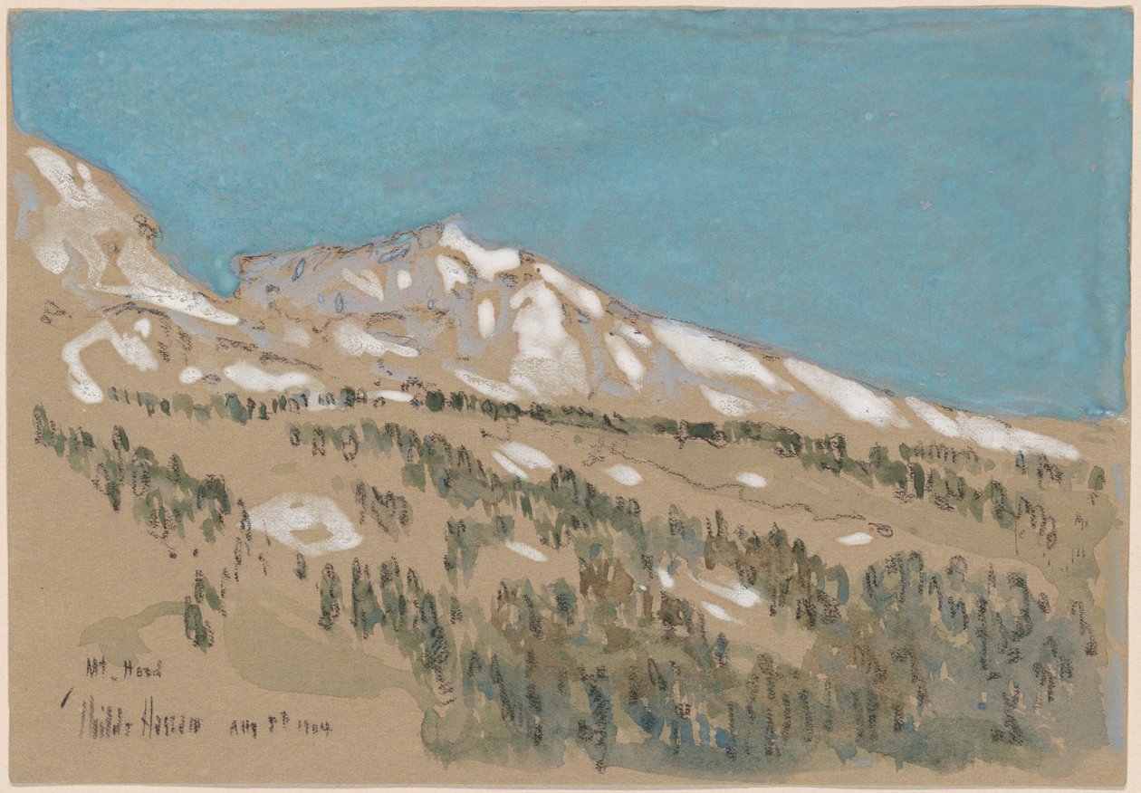 Mount Hood, Oregon tekijältä Childe Hassam