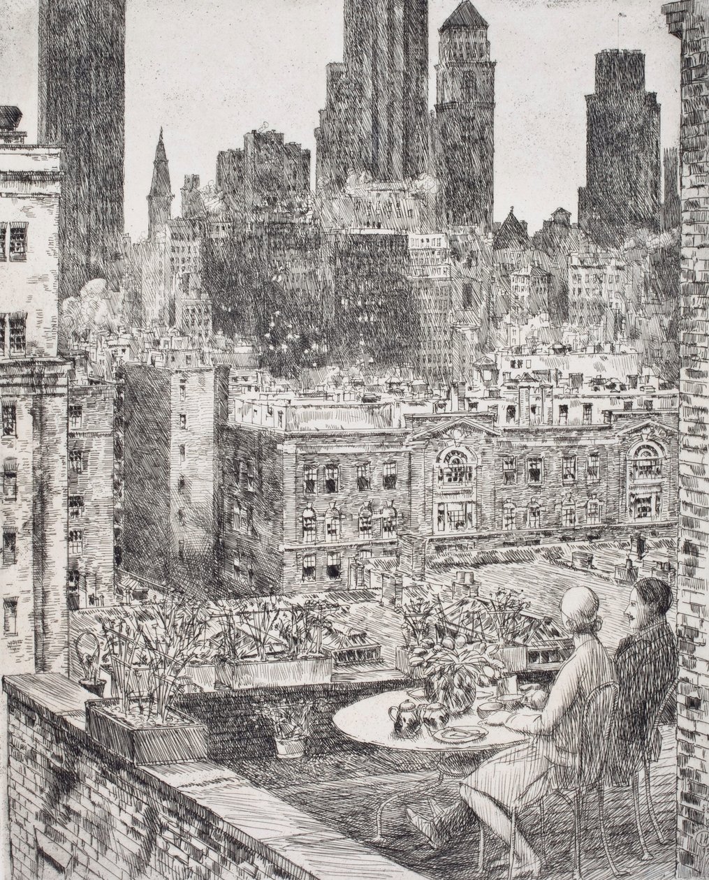 New Yorkin kevät 1931 tekijältä Childe Hassam