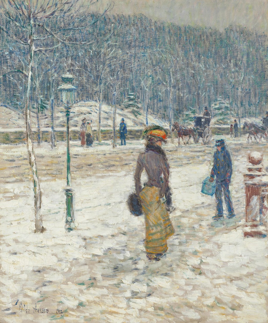 New York Street tekijältä Childe Hassam
