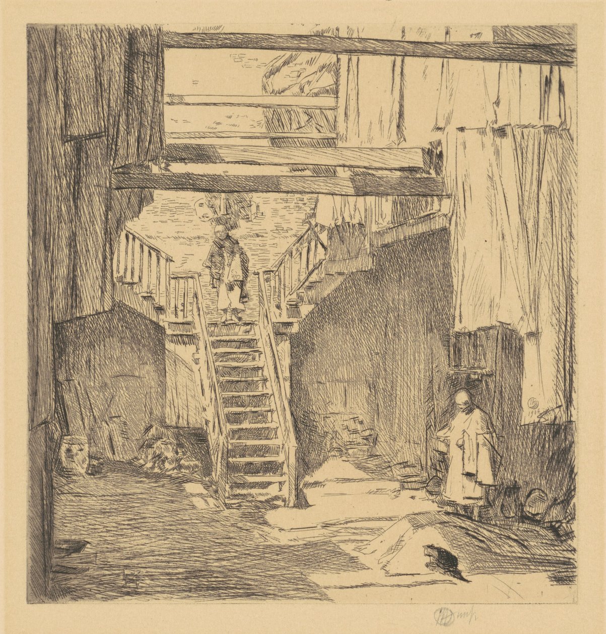 Vanha Chinatown, San Francisco tekijältä Childe Hassam