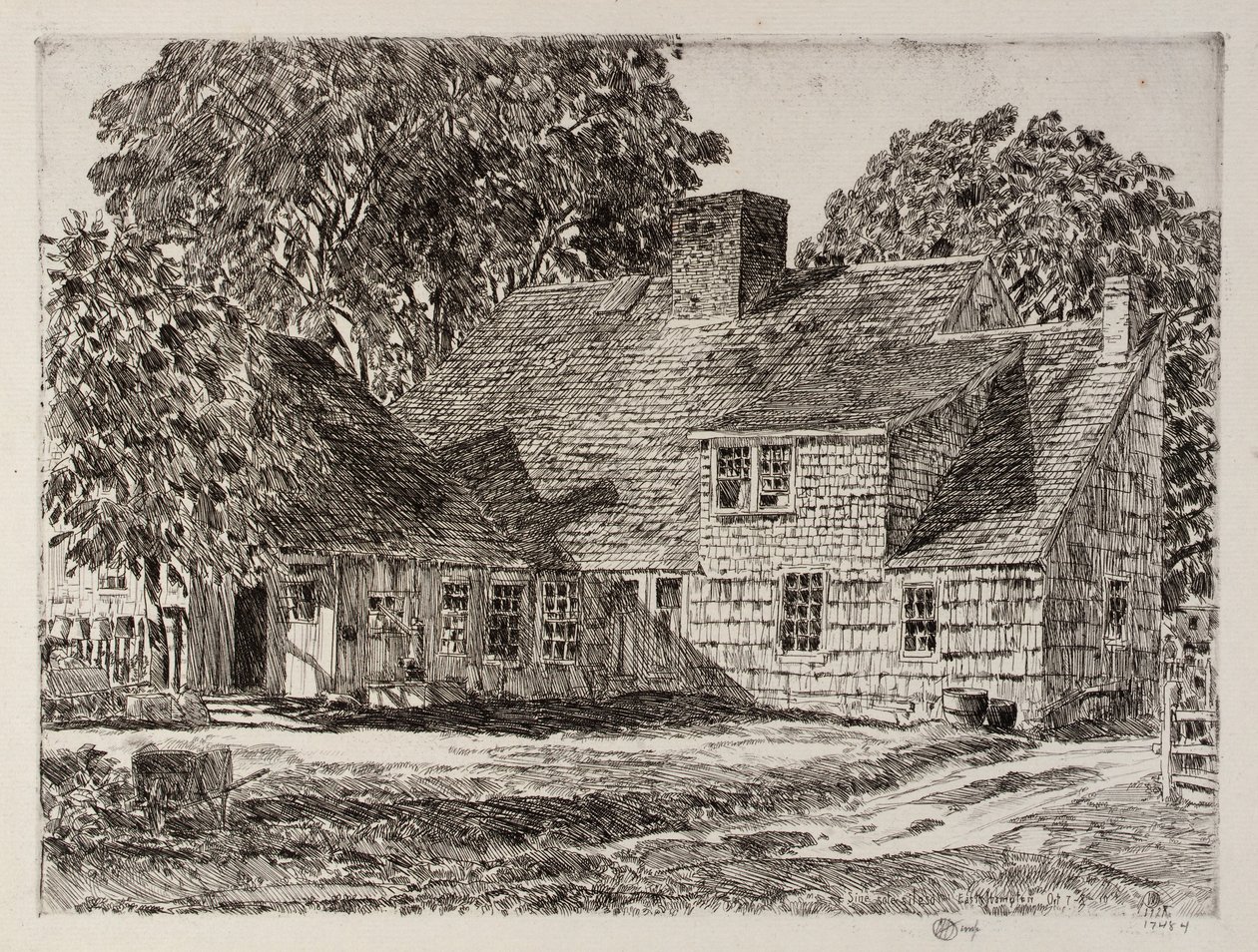 Old Dominy House tekijältä Childe Hassam