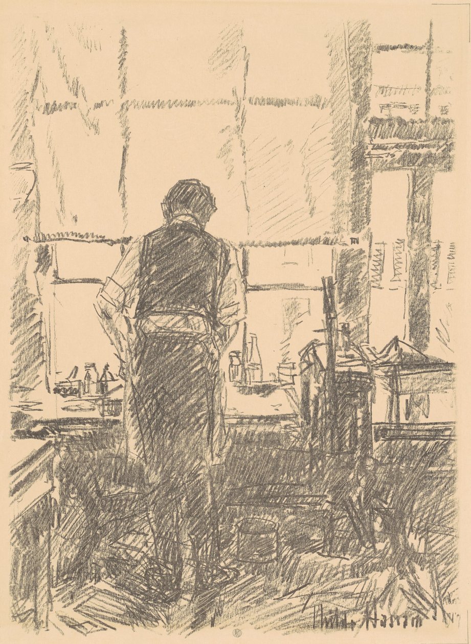 Joseph Pennellin muotokuva tekijältä Childe Hassam
