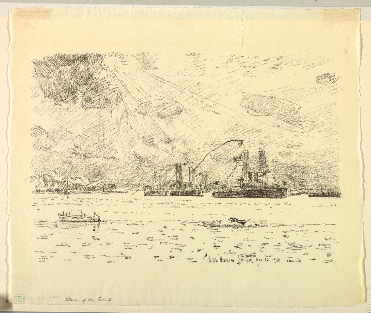 Laivaston paluu tekijältä Childe Hassam