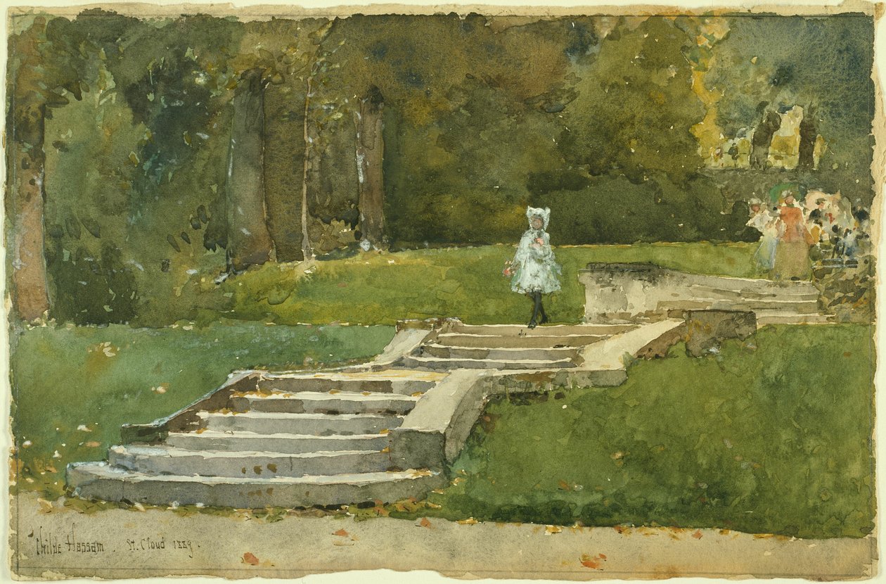 Saint-Cloud tekijältä Childe Hassam
