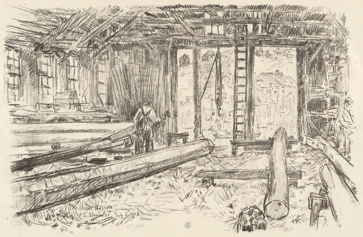 Spar Shop tekijältä Childe Hassam