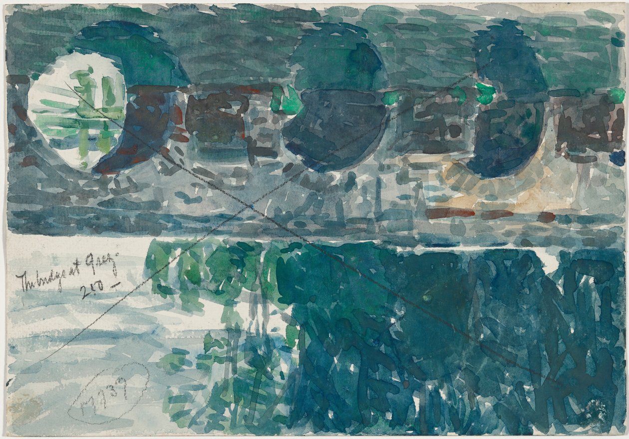 Grezin silta [kääntöpuoli] tekijältä Childe Hassam