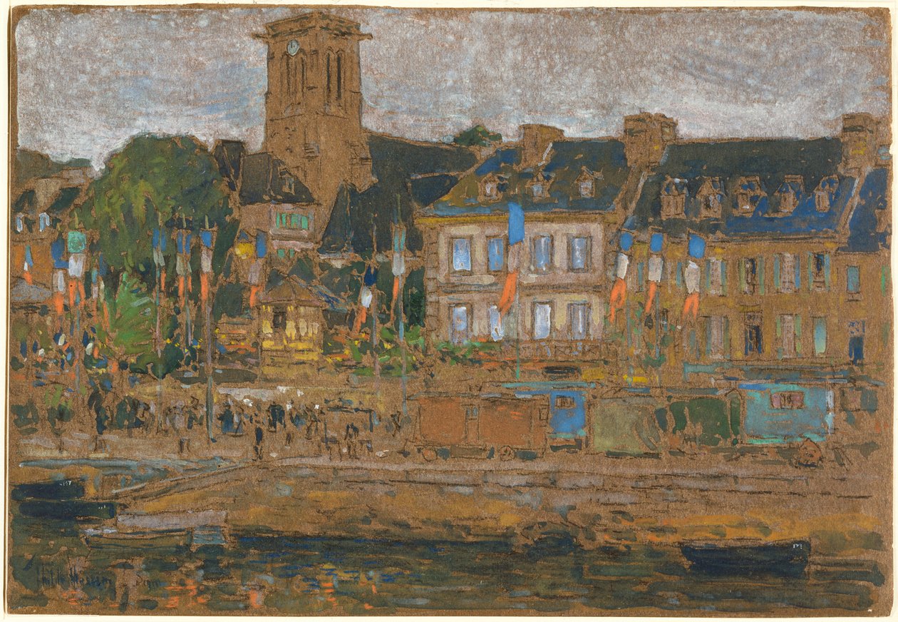 Lannionin juhla tekijältä Childe Hassam