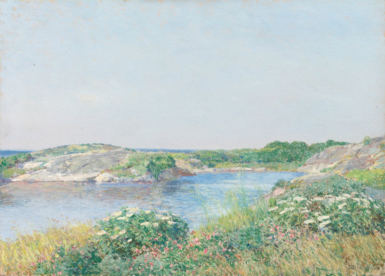 The Little Pond, Appledore tekijältä Childe Hassam