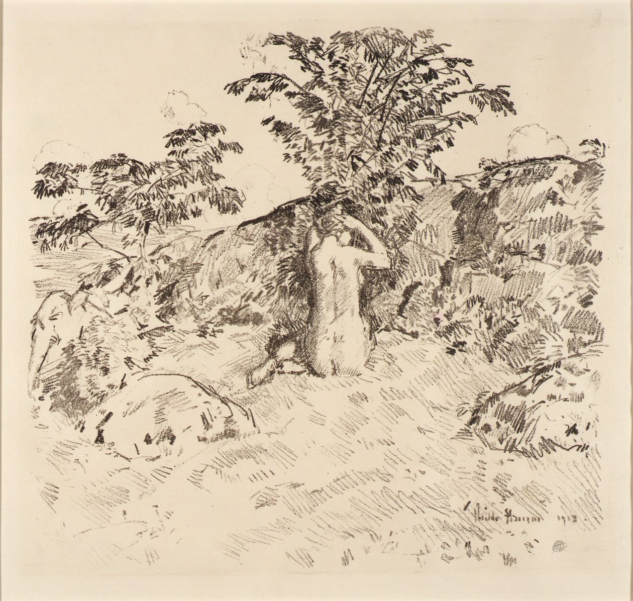 Villi kirsikkapuu tekijältä Childe Hassam