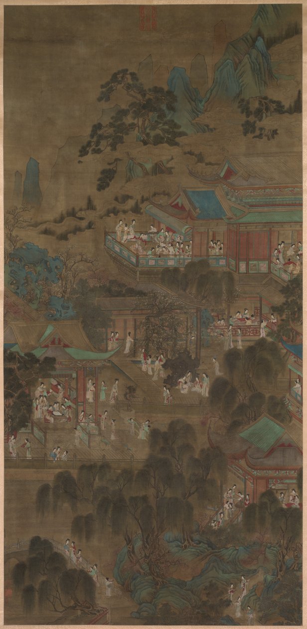 Hovin naiset keisarillisessa palatsissa tekijältä China, Yuan dynasty