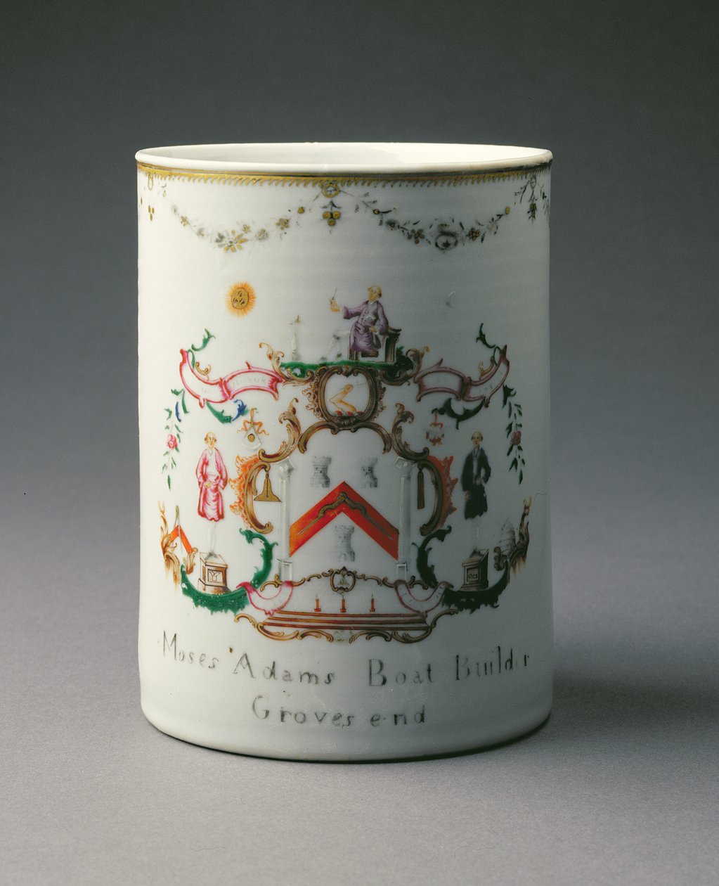 An Armorial Mug, Qianlong-kausi (1736-1795) n. 1775 (posliini) tekijältä Chinese School