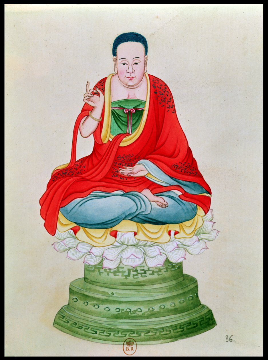 Buddha istuu lootuskukan päällä (wc paperilla) tekijältä Chinese School