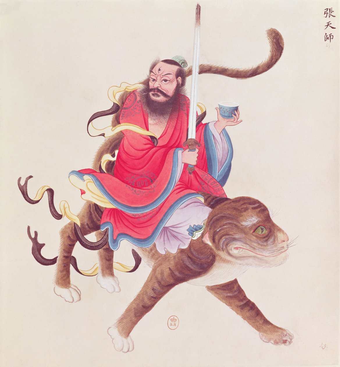 Chang Tao-Ling (fl.35 AD) (wc paperilla) tekijältä Chinese School