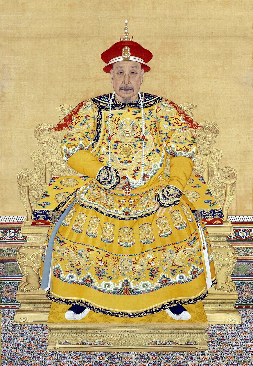 Keisari Qianlong vanhuudessa (1711-1799) tekijältä Chinese School