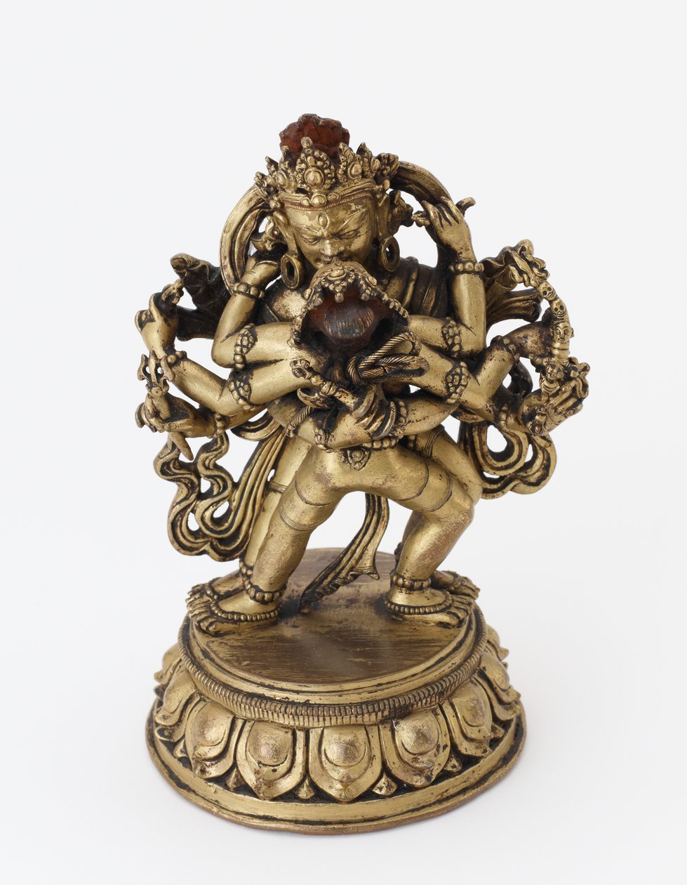 Nelikätinen Chakrasamvara isä-äiti, 1600-luvun lopusta 1700-luvun alkupuolelle tekijältä Chinese School