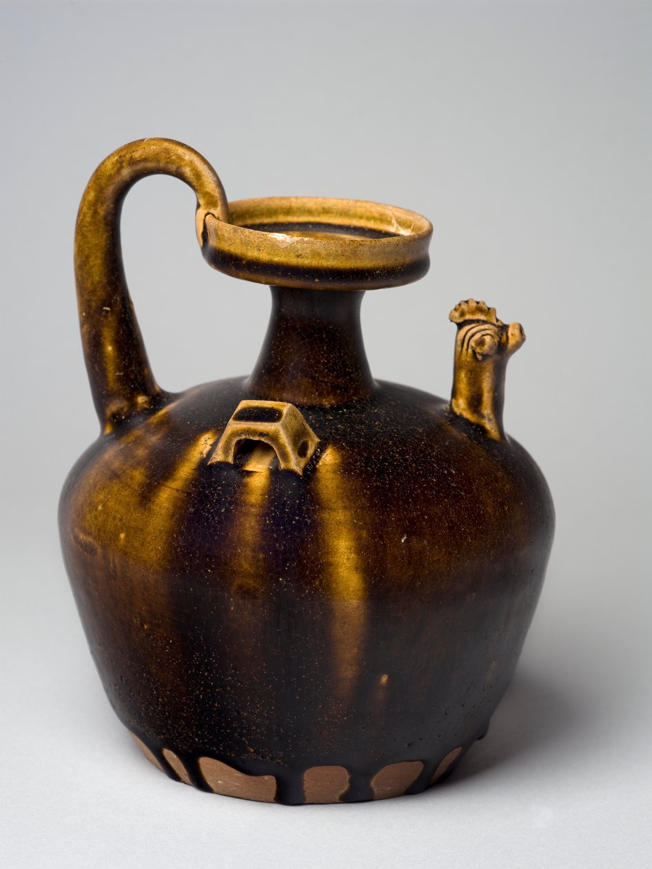 Hu kananpääkoristeella, Eastern Jin, 317-420 (lasitetut astiat) tekijältä Chinese School