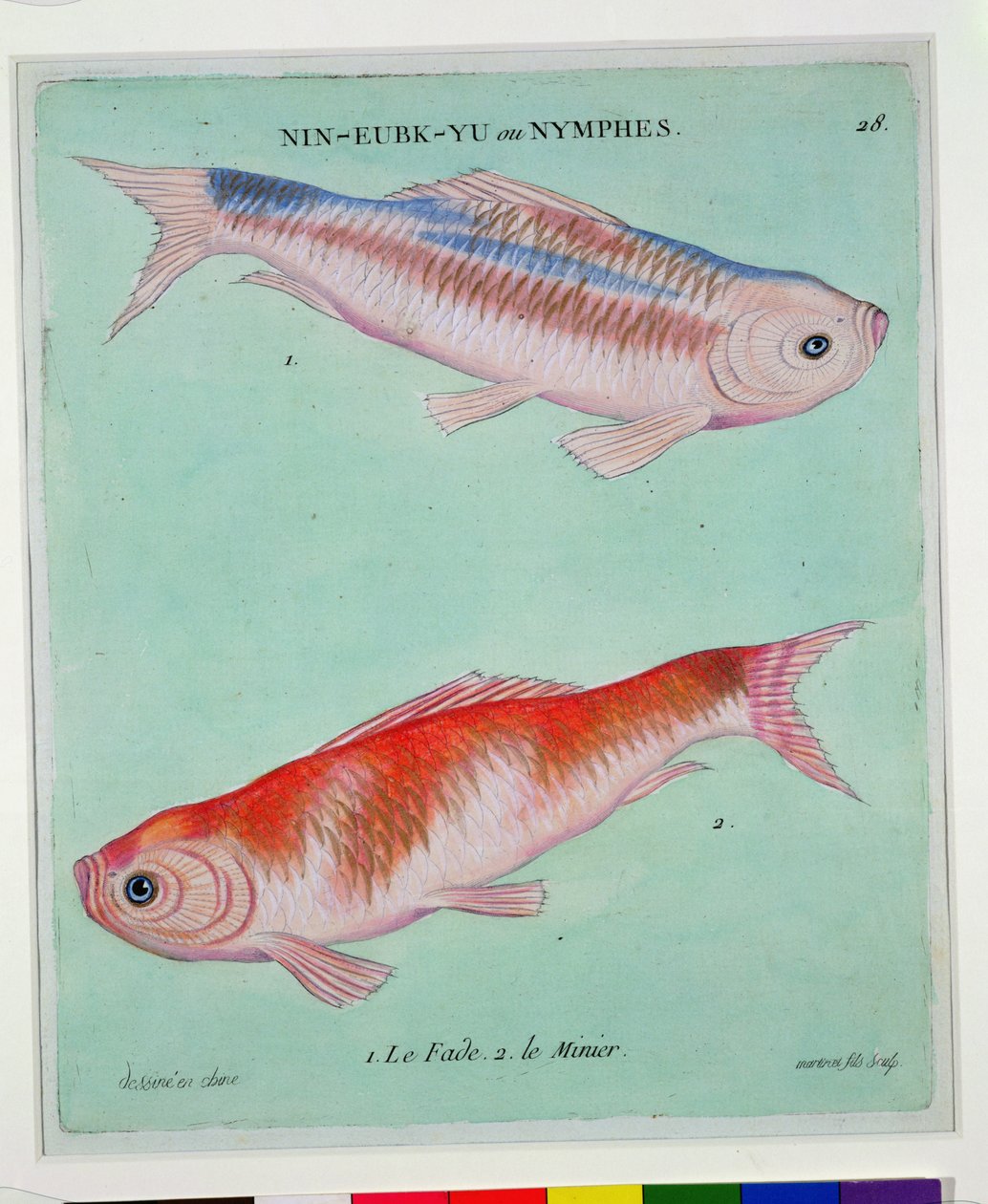 Le Fade, Le Minier, kaiverrus Francois Nicholas Martinet (1731-s.1796) (painettu) tekijältä Chinese School