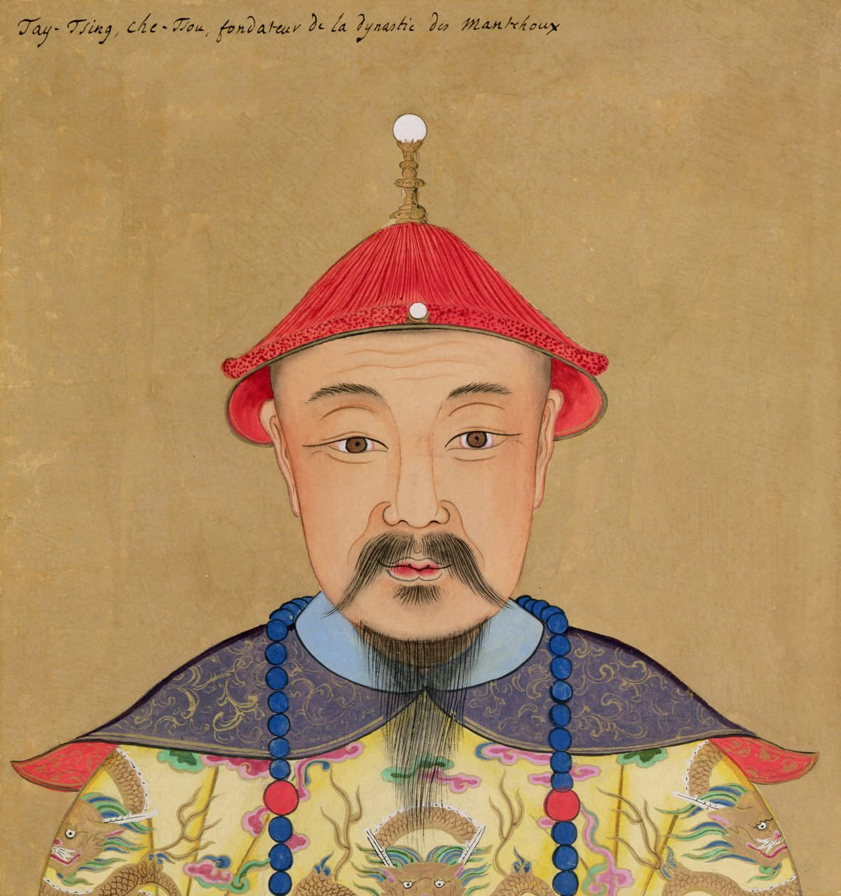 Ti Qing Che-Tsun (1638-61) muotokuva tekijältä Chinese School