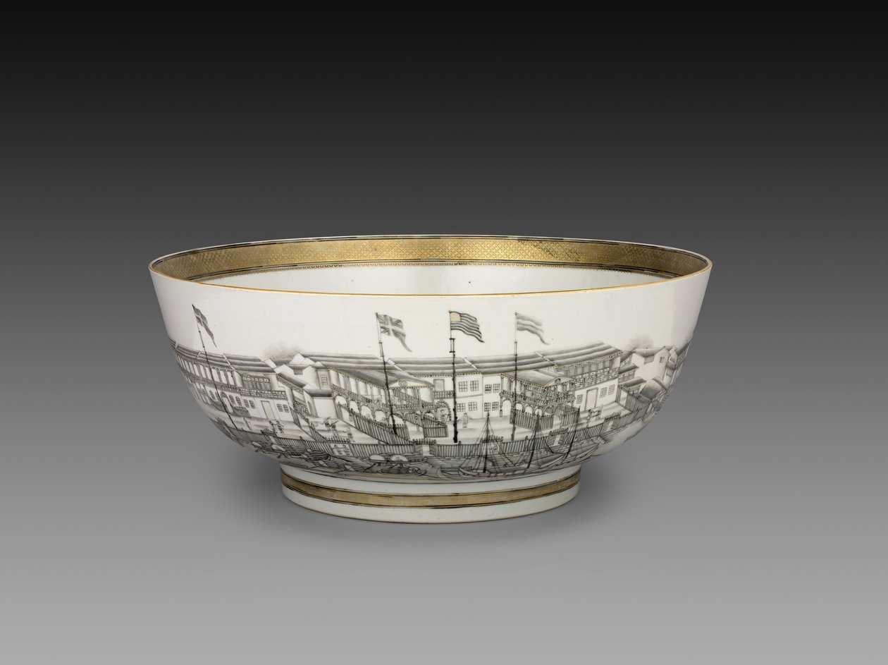 Punch Bowl, noin 1800 tekijältä Chinese School