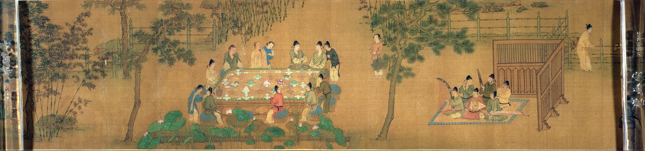 Tutkijat" kokoontuvat bambupuutarhaan tekijältä Chinese School