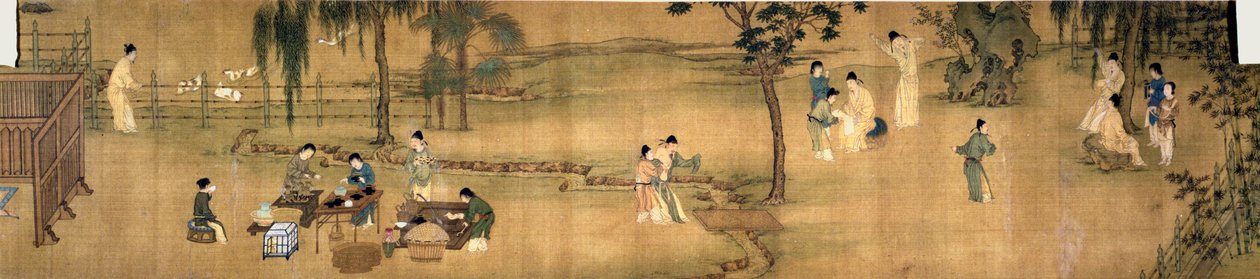 Tutkijat" kokoontuvat bambupuutarhaan tekijältä Chinese School