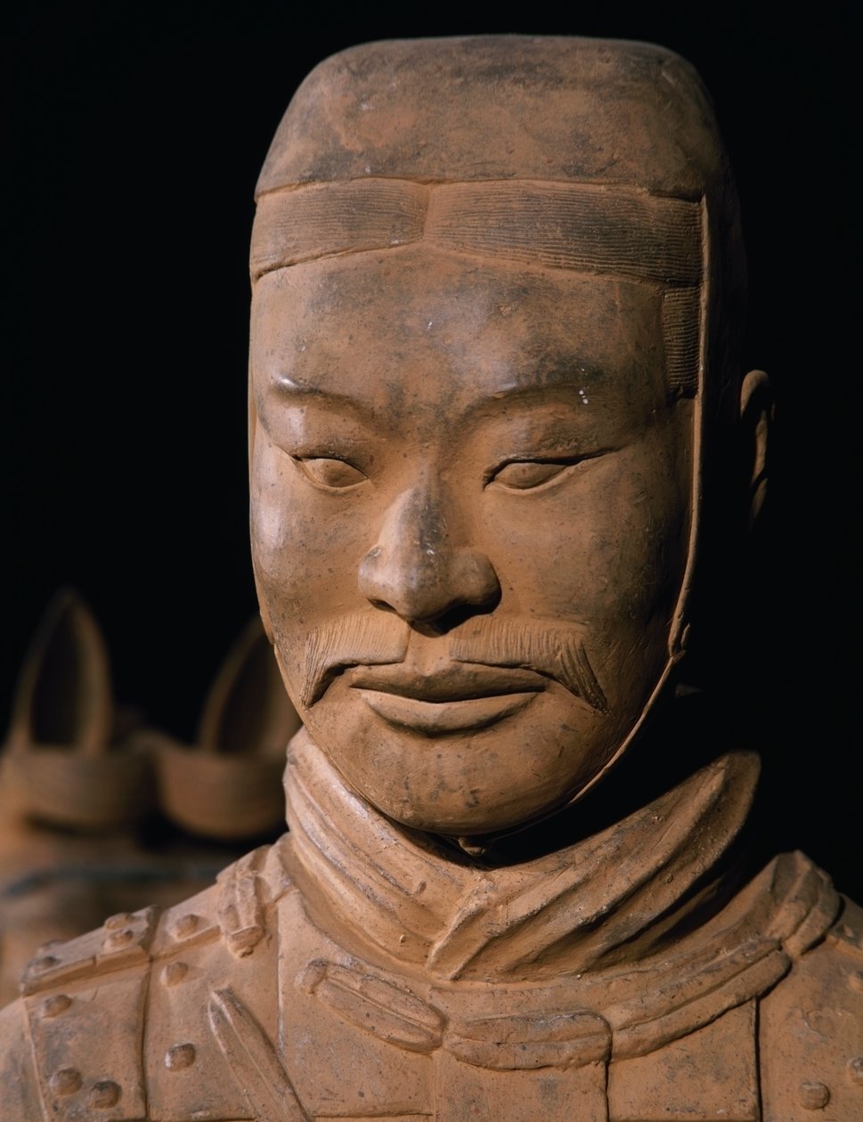 Terrakotta-armeijan soturi, keisari Qin Shi Huangin mausoleumi, 3. vuosisadalla eKr. (kuva) tekijältä Chinese School
