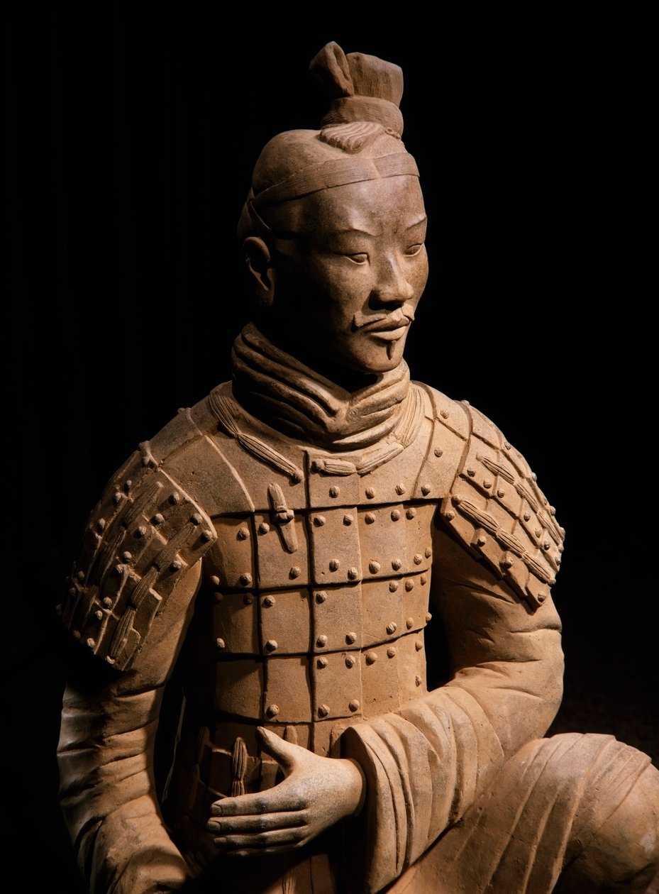 Terrakotta-armeijan soturi, keisari Qin Shi Huangin mausoleumi, 3. vuosisadalla eKr. (kuva) tekijältä Chinese School