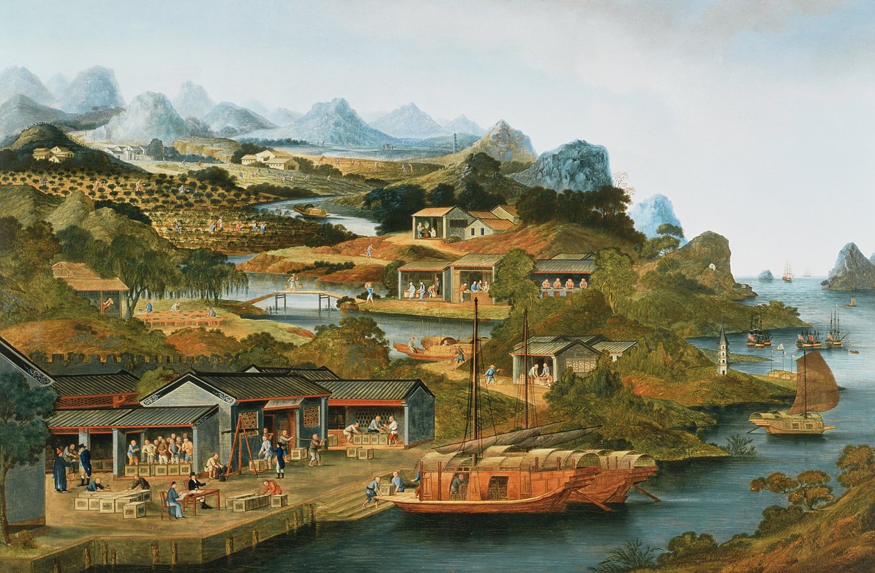 Kiinan teekauppa tekijältä Chinese School