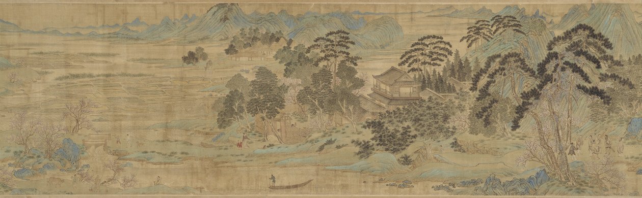 Peach Blossom Spring, myöhään Ming tekijältä Chinese School