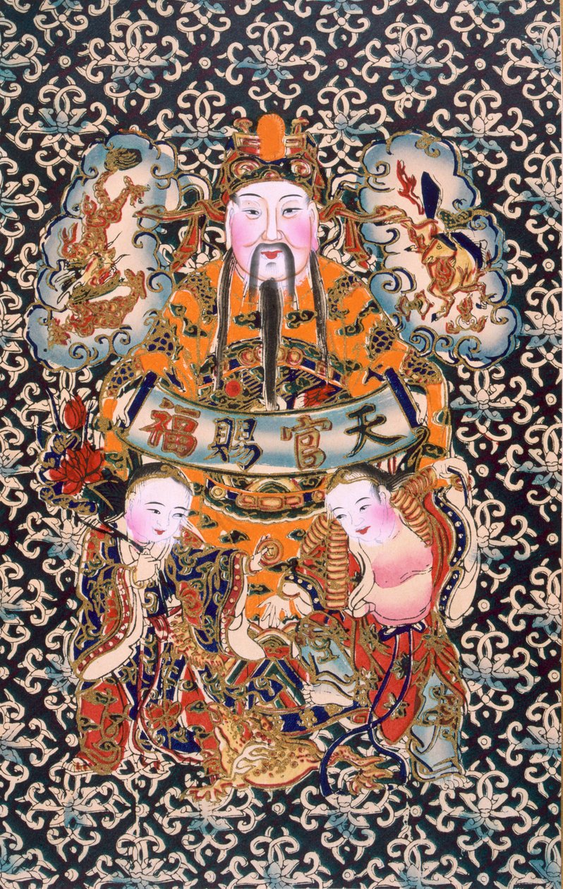 Tien Koan Tse Fou (puupalikka) tekijältä Chinese School