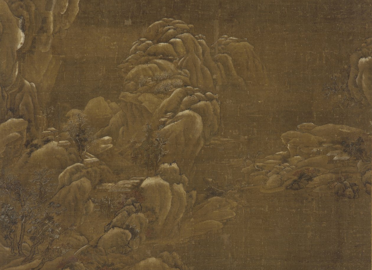 Talvimaisema, Ming- tai Qing-dynastia, 1400-1700-luku tekijältä Chinese School