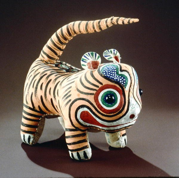 Tiger (maalattu kangas) (katso myös 341891) tekijältä Ching Period Chinese School