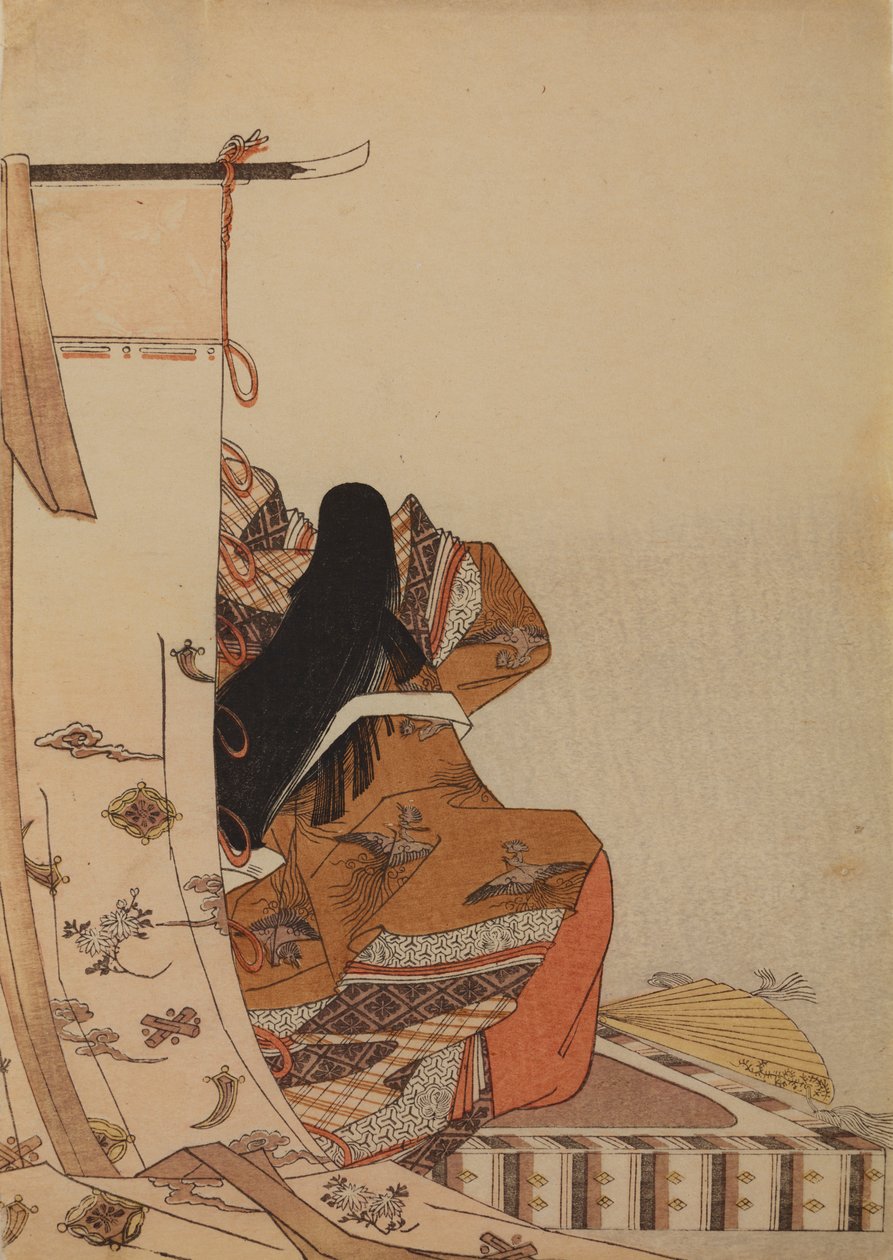 Runoilija Shikishi Naishinno albumista: Nishikizukuri onna sanjurokkasen ezukushi tekijältä Chobunsai Eishi