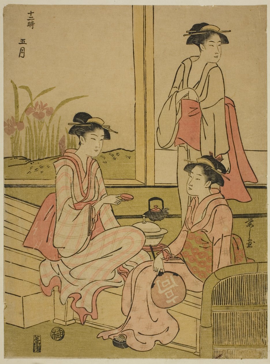 Viides kuukausi (Gogatsu), sarjasta "Kaksitoista kuukautta (Juni toki)" tekijältä Chobunsai Eishi