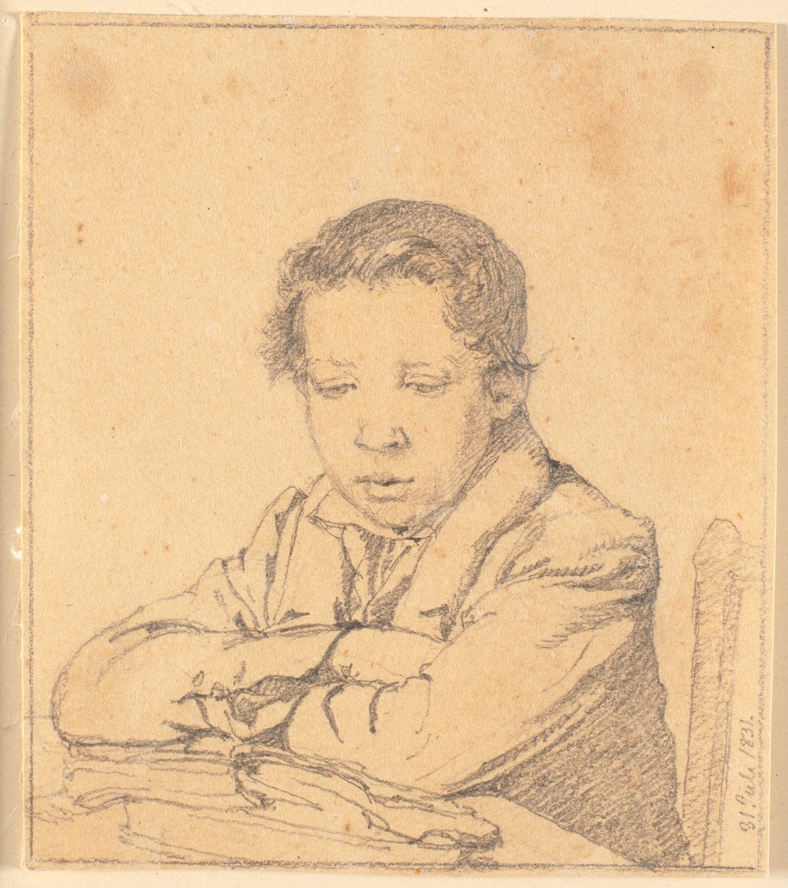 Reading Boy (Fritz Feilberg) tekijältä Christen Købke
