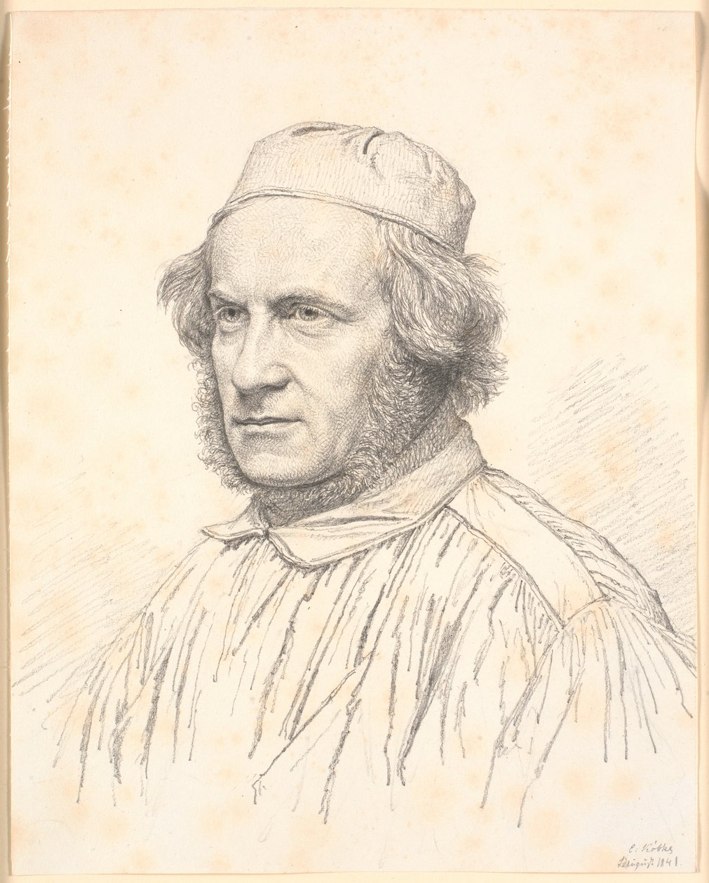 H.W.Bissenin muotokuva (1798-1868) tekijältä Christen Købke