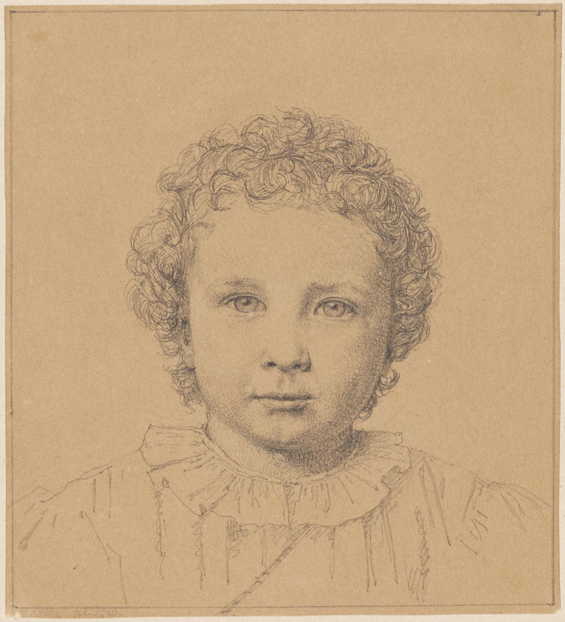 Carl [Ludvig Vilhelm Rømer] von Nutzhorn (1828-1899), sisäministeri ja oikeuskansleri, Vejlen läänin maaherra tekijältä Christen Købke
