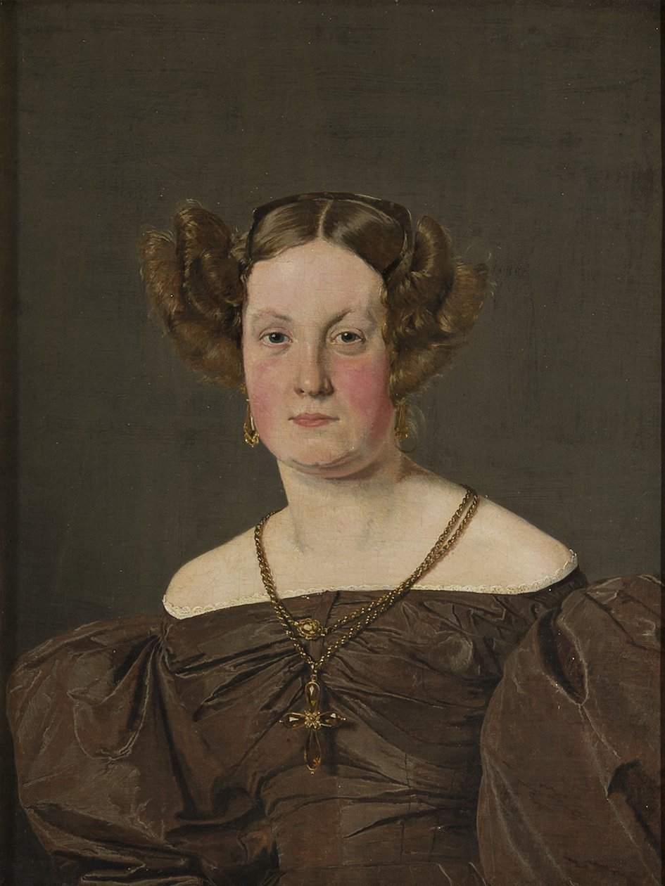 Rouva Th Petersen, o.s. Roepstorff, 1833 tekijältä Christen Schjellerup Købke