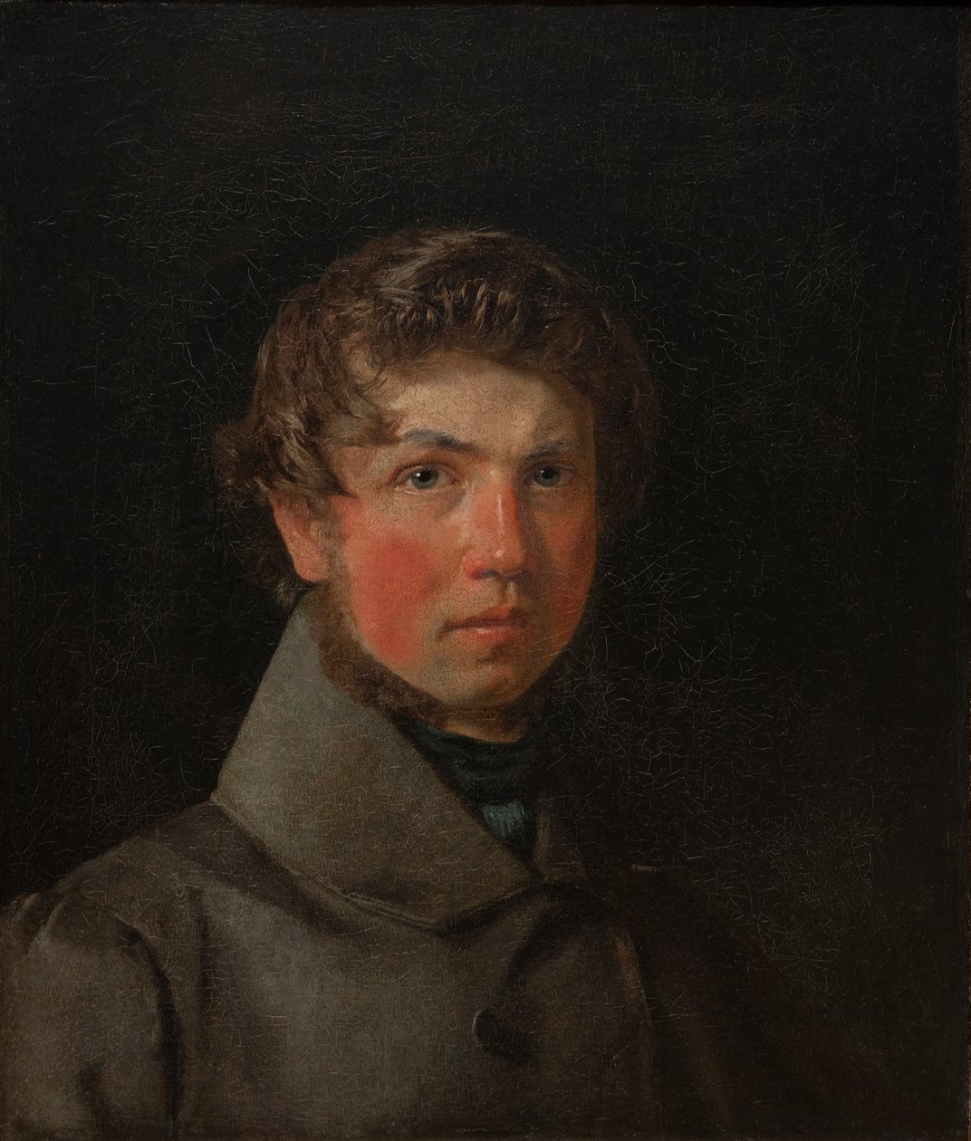 Omakuva, c. 1833 (öljy kankaalle) tekijältä Christen Schjellerup Kobke