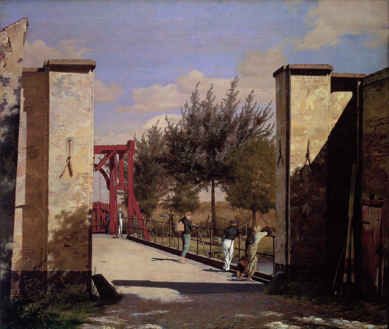 Linnoituksen pohjoisportti, 1834 tekijältä Christen Schjellerup Kobke