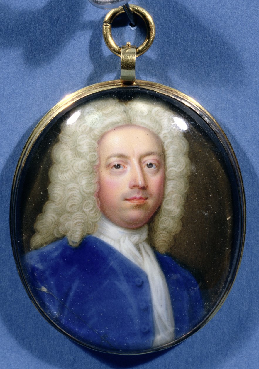 Joseph Addisonin (1672-1719) miniatyyri tekijältä Christian Friedrich Zincke